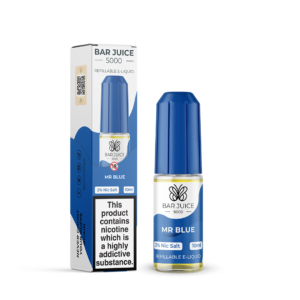 Mr Blue Nic Salt E-Liquid by Bar Juice 5000 10ml