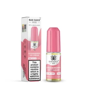 Strawberry Ice Cream Nic Salt E-Liquid by Bar Juice 5000 10ml