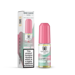 Strawberry Kiwi Nic Salt E-Liquid by Bar Juice 5000 10ml