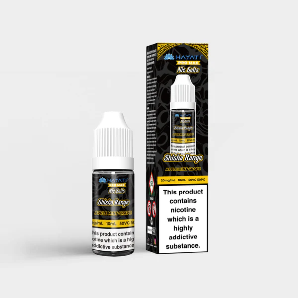 Apple Mint Grape Pro Max Shisha Nic Salt E-Liquid by Hayati 10ml