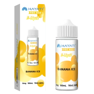 Banana Ice 70/30 Shortfill E-Liquid by Hayati Pro Max 100ml