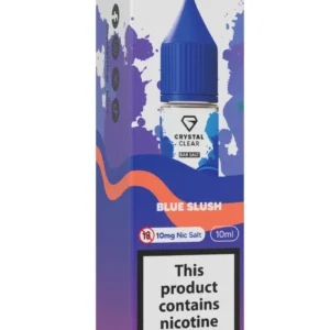 Blue Slush Nic Salt E-Liquid by Crystal Clear Bar Salts 10ml