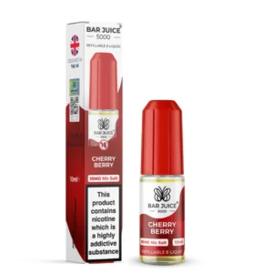 Cherry Berry Nic Salt E-Liquid by Bar Juice 5000 10ml