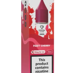 Fizzy Cherry Nic Salt E-Liquid by Crystal Clear Bar Salts 10ml