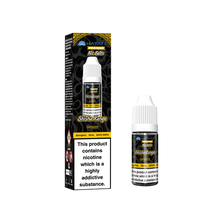 Love 66 Pro Max Shisha Nic Salt E-Liquid by Hayati 10ml