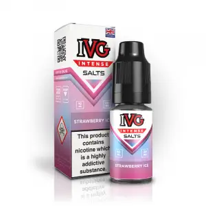 Strawberry Ice Nic Salt E-Liquid by IVG Intense 10ml
