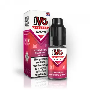 Strawberry Raspberry Cherry Nic Salt E-Liquid by IVG Intense 10ml