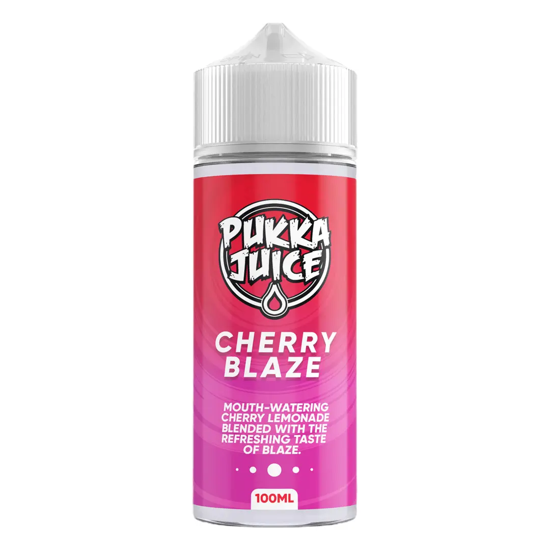 Cherry Blaze 100ml Shortfill E-Liquid by Pukka Juice