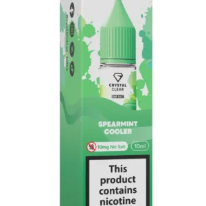 Spearmint Cooler Nic Salt E-Liquid by Crystal Clear Bar Salts 10ml