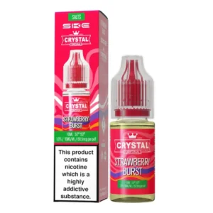 Strawberry Burst Nic Salt E-Liquid by SKE Crystal Original 10ml