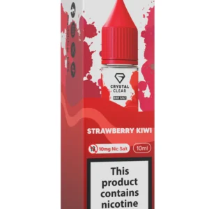 Strawberry Kiwi Nic Salt E-Liquid by Crystal Clear Bar Salts 10ml
