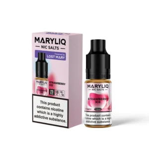 Strawberry Ice Maryliq Nic Salt E-Liquid by Lost Mary 10ml