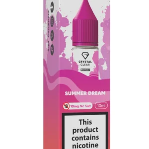 Summer Dream Nic Salt E-Liquid by Crystal Clear Bar Salts 10ml