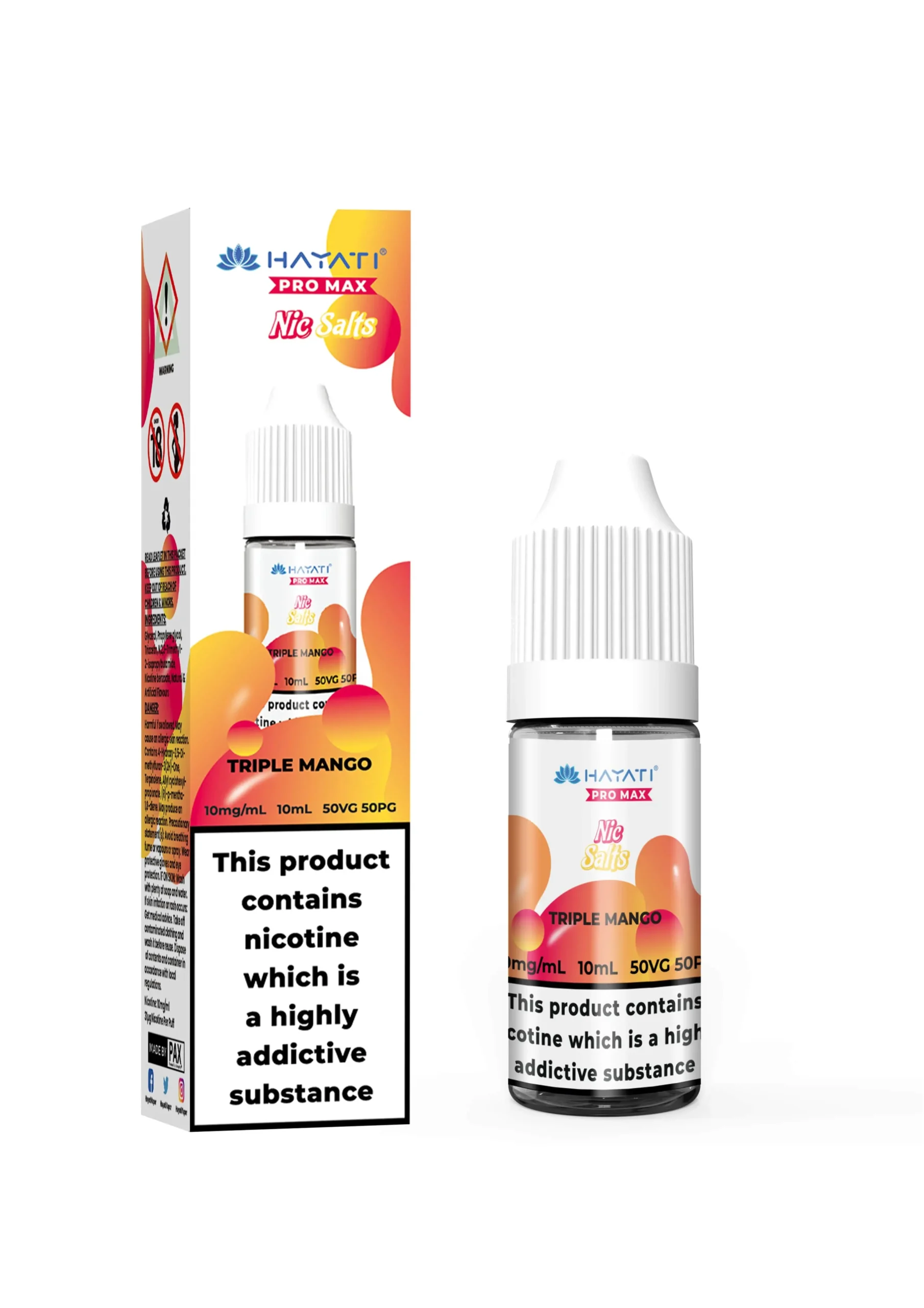 Triple Mango Pro Max Nic Salt E-Liquid by Hayati 10ml