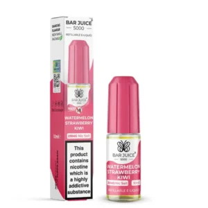 Watermelon Strawberry Kiwi Nic Salt E-Liquid by Bar Juice 5000 10ml
