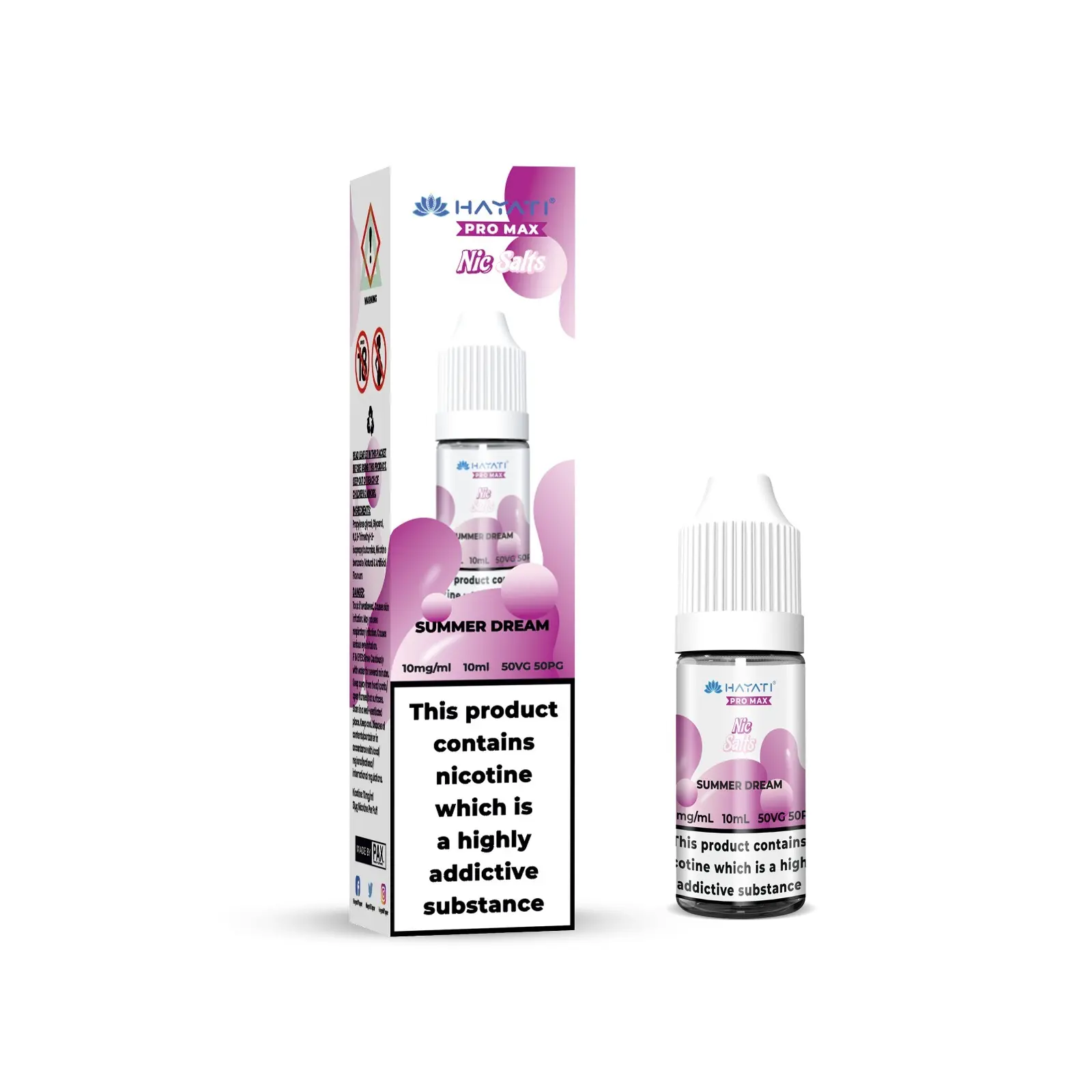 Summer Dream Pro Max Nic Salt E-Liquid by Hayati 10ml