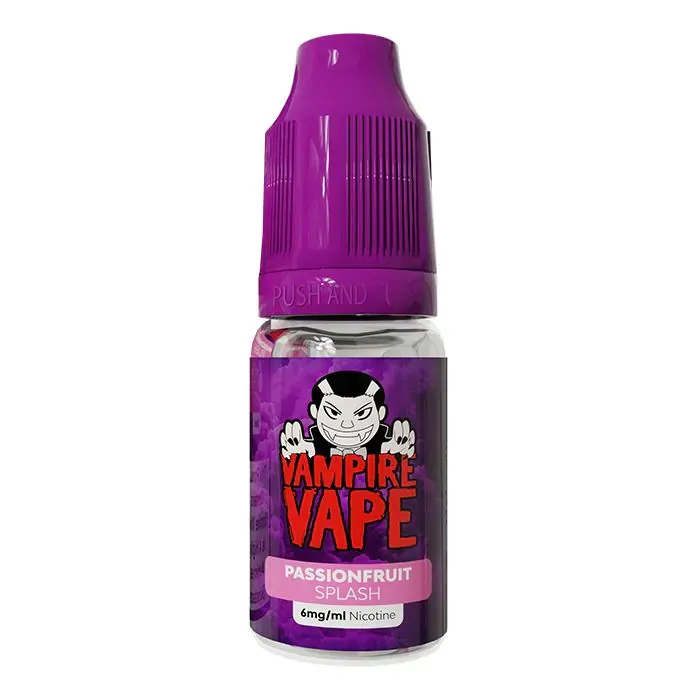 Passionfruit Splash 10ml E-Liquid by Vampire Vape